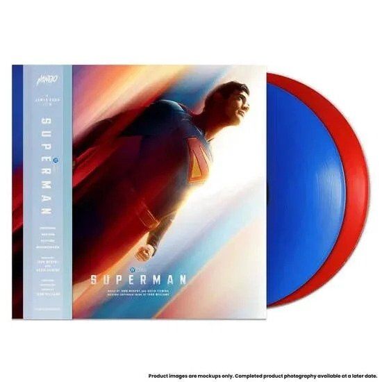 David Fleming & John Murphy  Superman (O.S.T) (RedBlue Vinyl) - Plak
