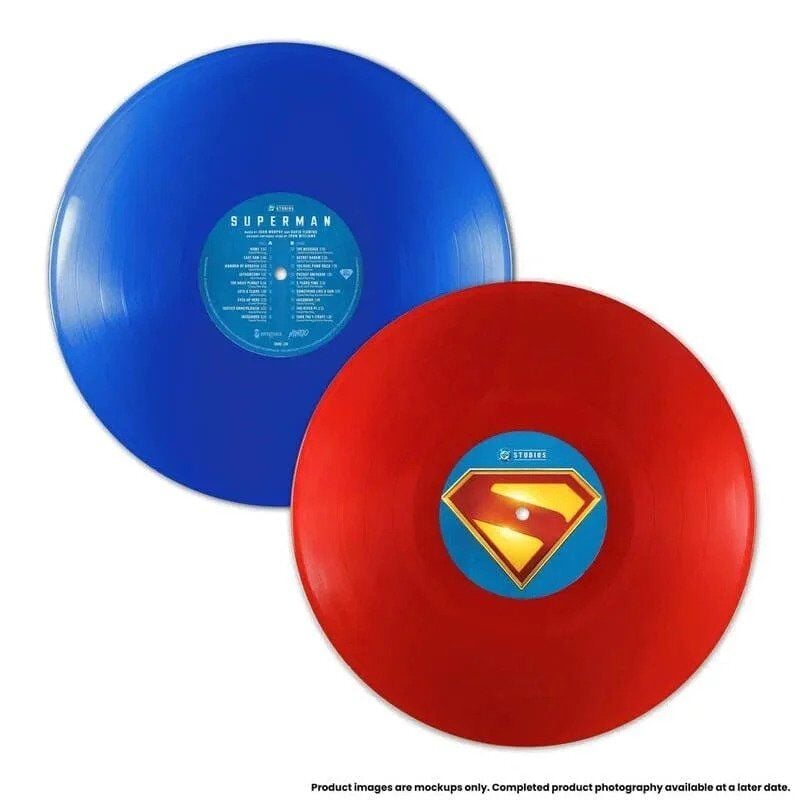 David Fleming & John Murphy  Superman (O.S.T) (RedBlue Vinyl) - Plak