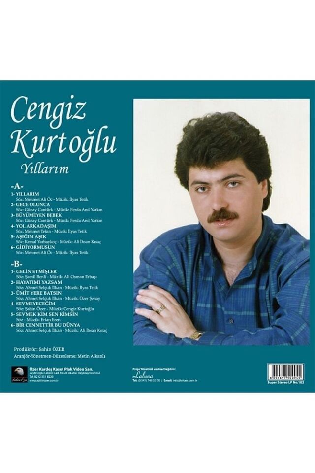 Cengiz Kurtoğlu Yıllarım - Plak