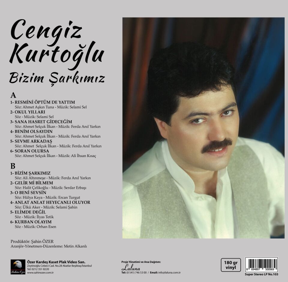 Cengiz Kurtoğlu Bizim Şarkımız - Plak