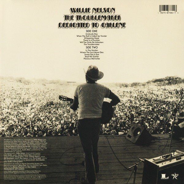 Willie Nelson The Troublemaker - Plak