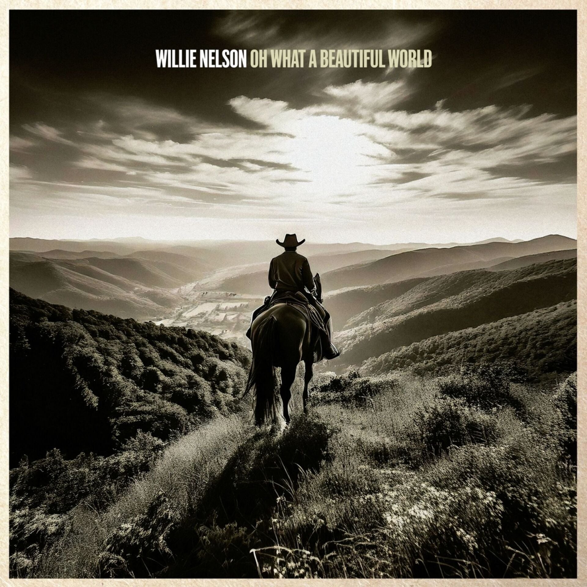 Willie Nelson Oh What A Beautiful World - Plak