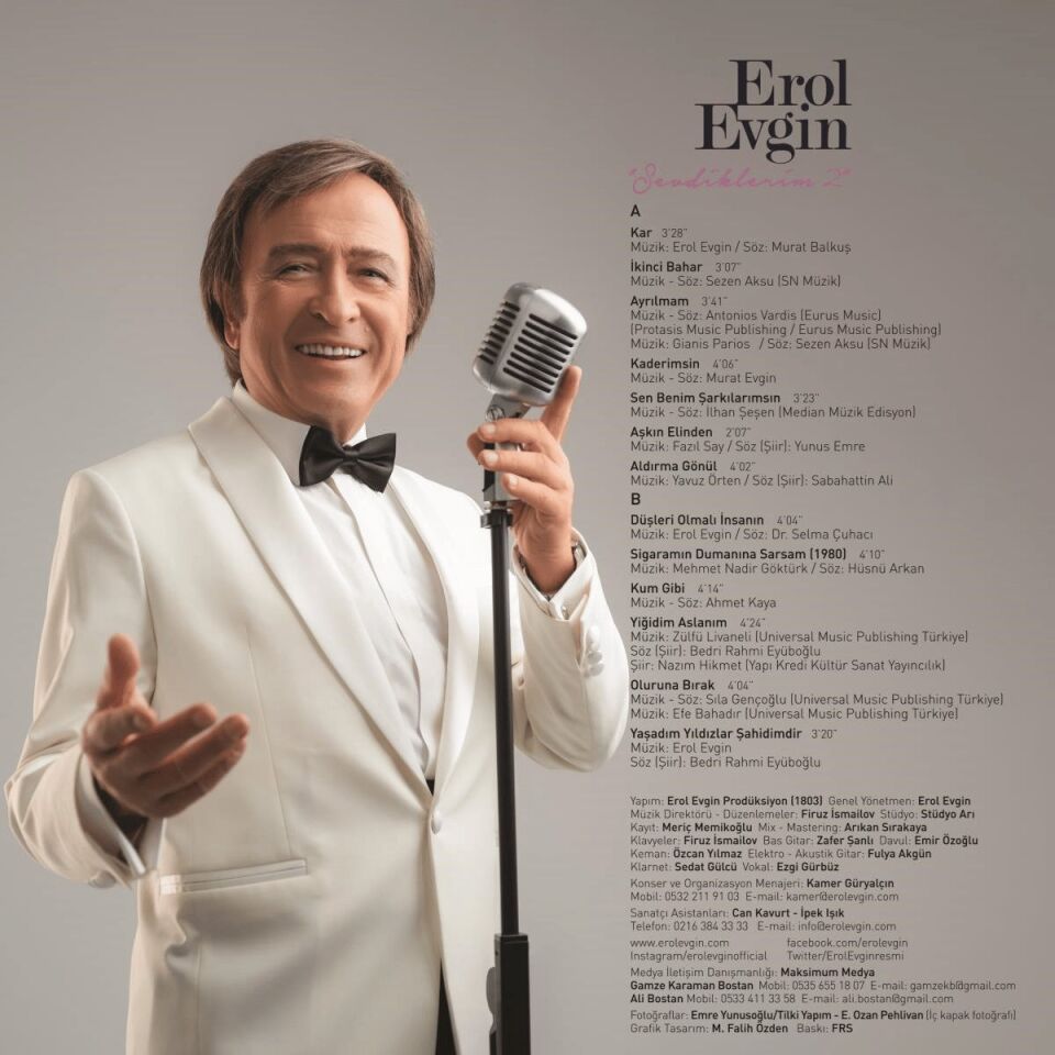 Erol Evgin Sevdiklerim 2 - Plak