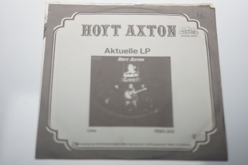 Hoyt Axton Never Been To Spain - Plak