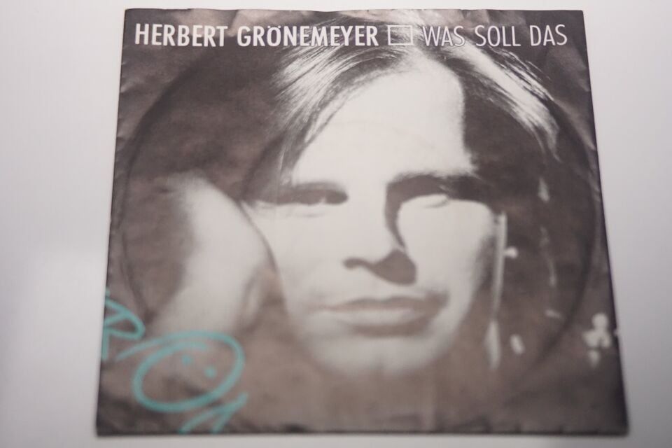 Herbert Grönemeyer Was Soll Das - Plak