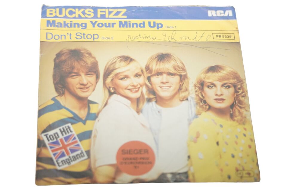 Bucks Fizz Making Your Mind Up - Plak