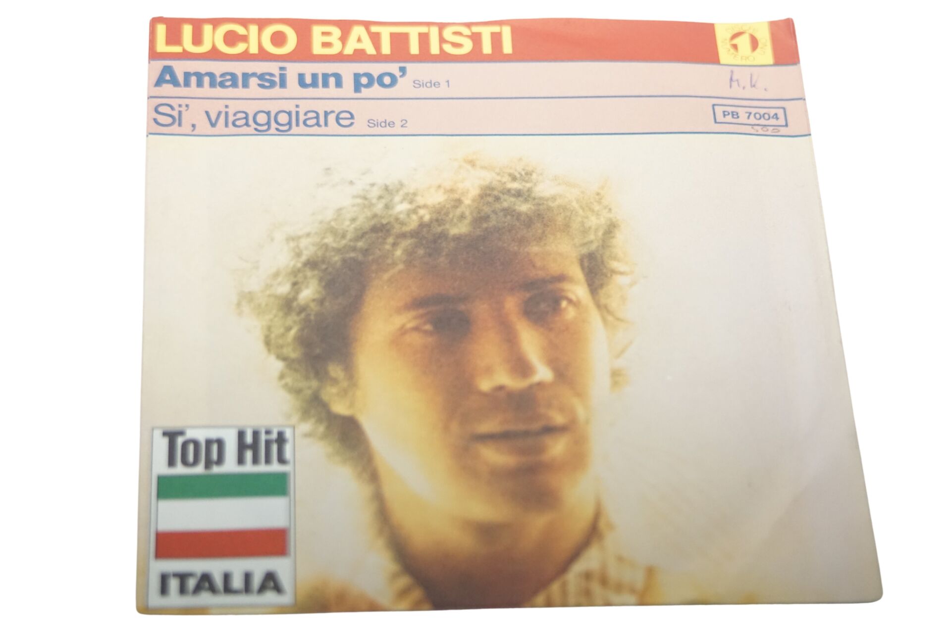 Lucio Battisti Amarsi Un Po' / Sì, Viaggiare - Plak