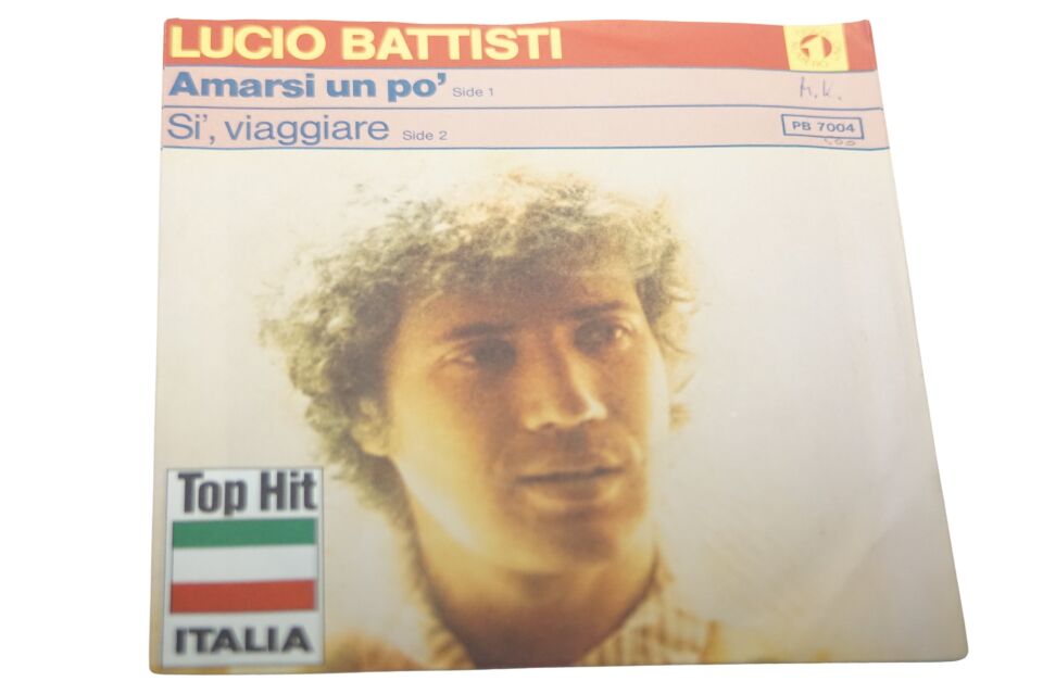Lucio Battisti Amarsi Un Po' / Sì, Viaggiare - Plak