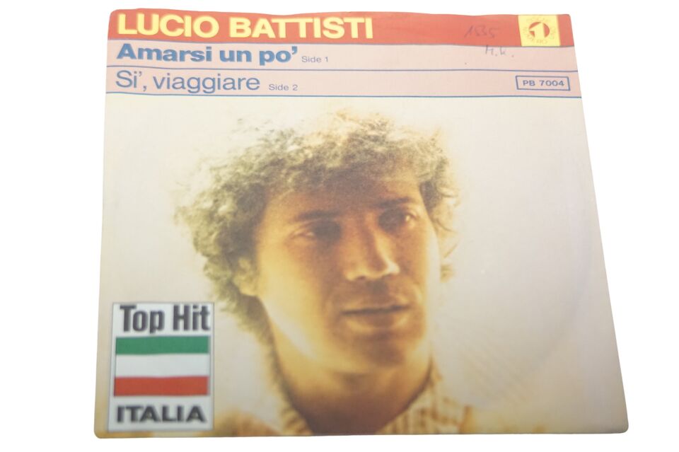Lucio Battisti Amarsi Un Po' / Sì, Viaggiare - Plak