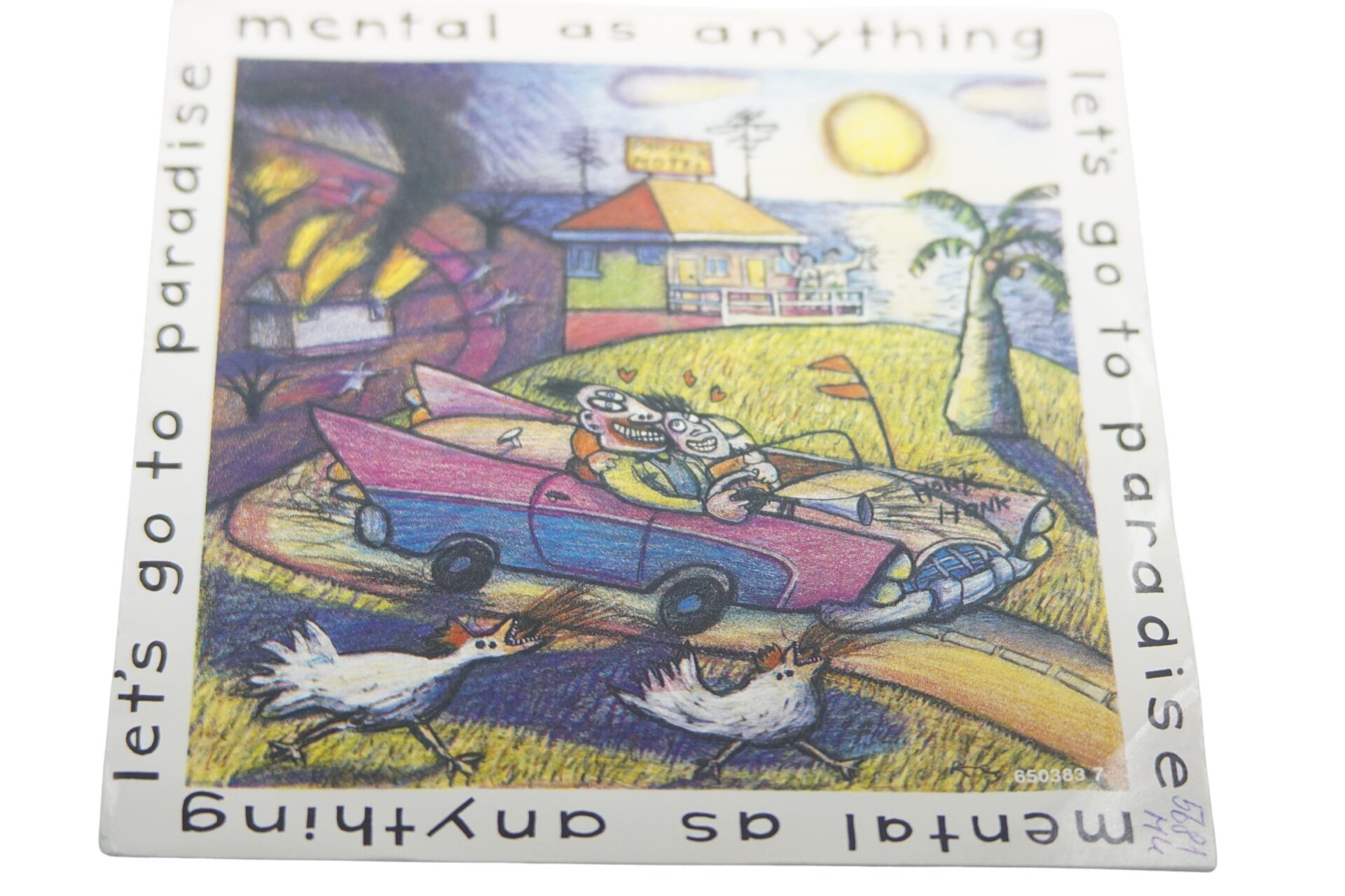 Mental As Anything Let's Go To Paradise - Plak