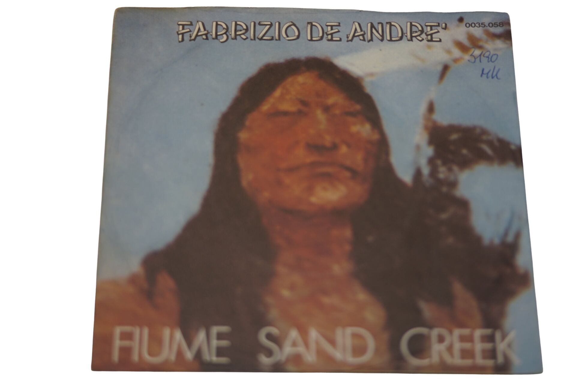 Fabrizio De André Fiume Sand Creek - Plak