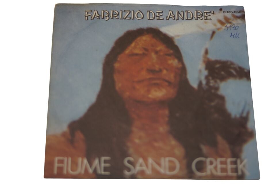 Fabrizio De André Fiume Sand Creek - Plak
