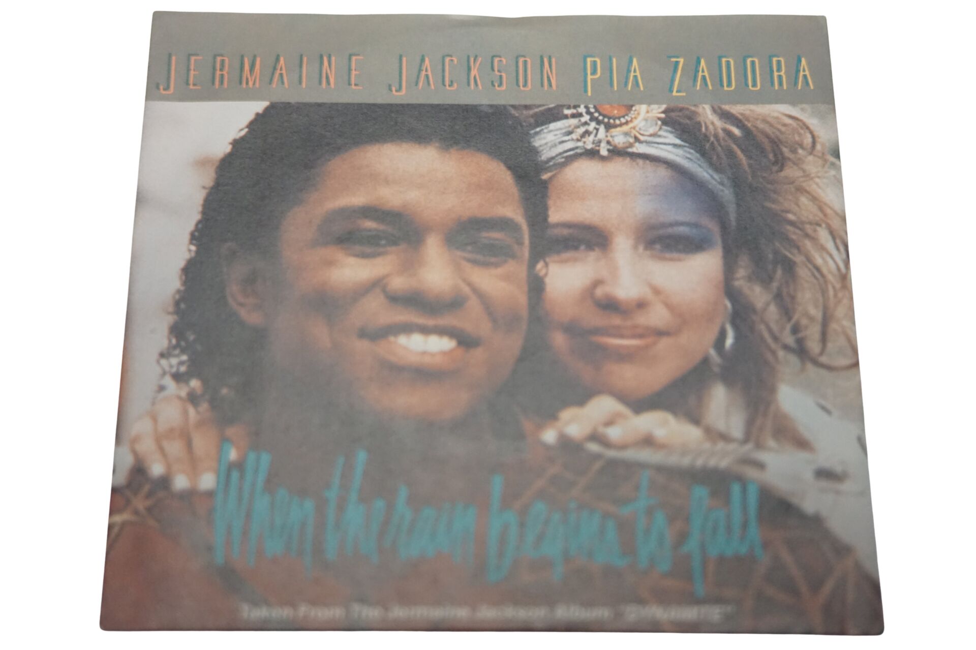 Jermaine Jackson, Pia Zadora When The Rain Begins To Fall - Plak