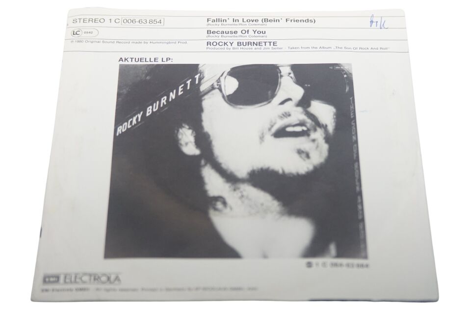 Rocky Burnette Fallin' In Love (Bein' Friends) - Plak