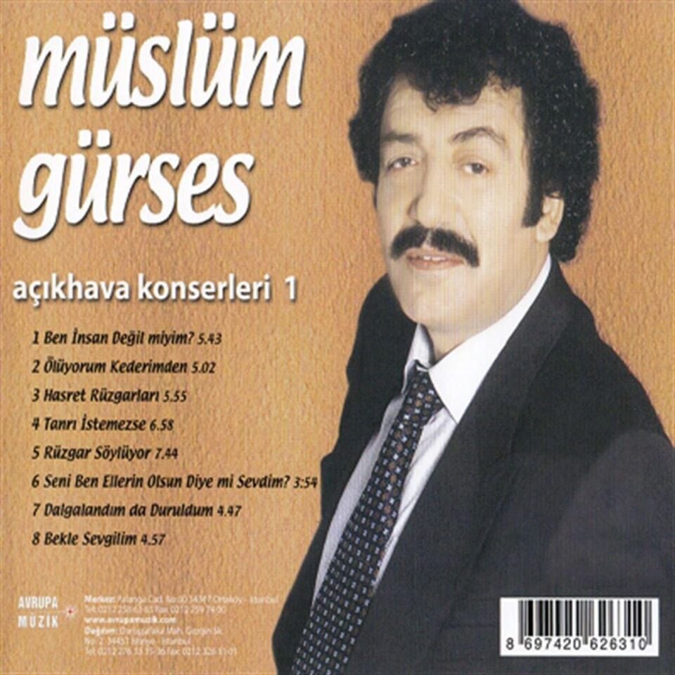 Müslüm Gürses Açık Hava Konserleri 1 - CD