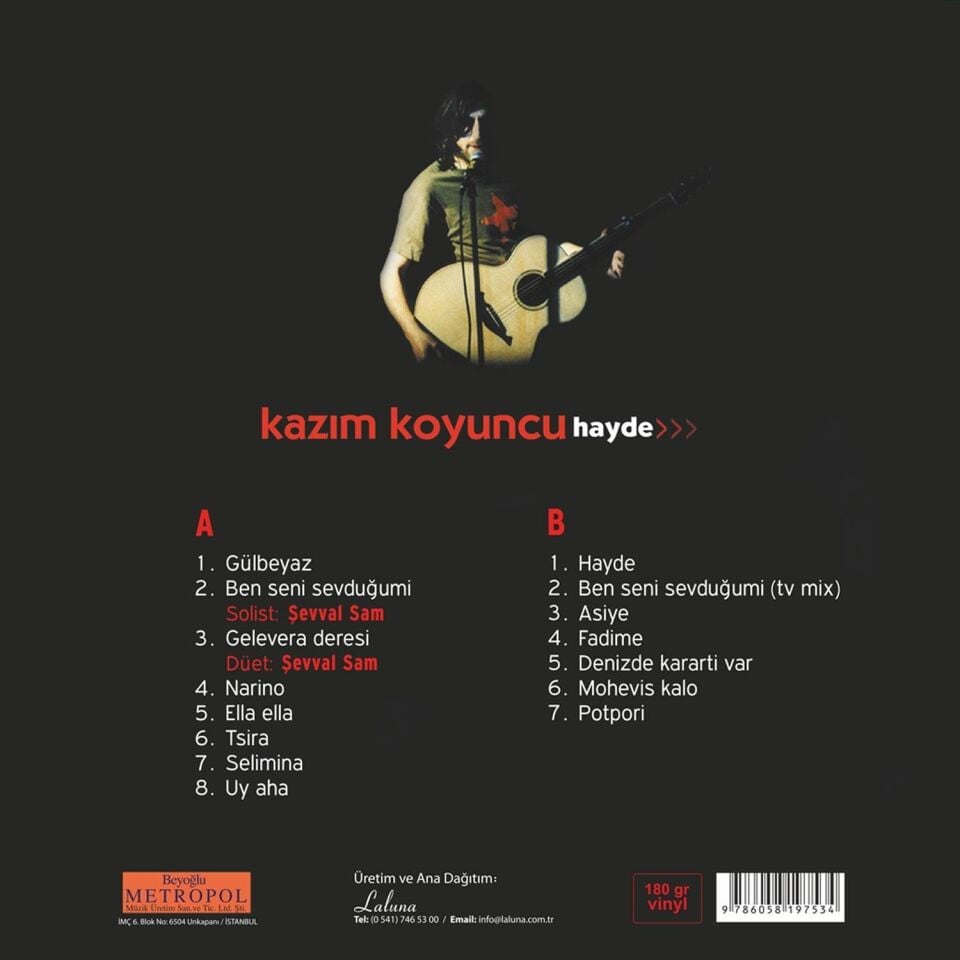 Kazım Koyuncu Hayde - Renkli Plak