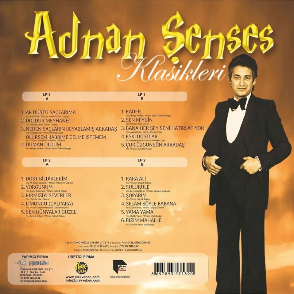 Adnan Şenses Klasikleri 1976-2006 - 2 Plak