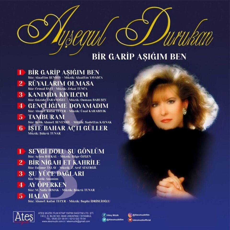 Ayşegül Durukan Bir Garip Aşığım Ben - Plak