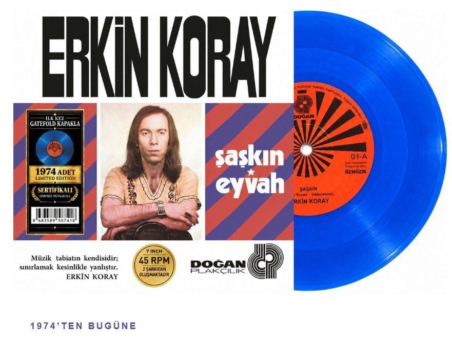 Erkin Koray Şaşkın / Eyvah Sınırlı Baskı - Mavi Plak