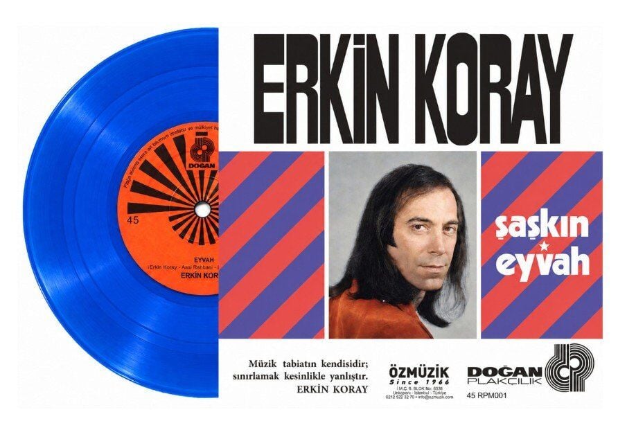 Erkin Koray Şaşkın / Eyvah Sınırlı Baskı - Mavi Plak