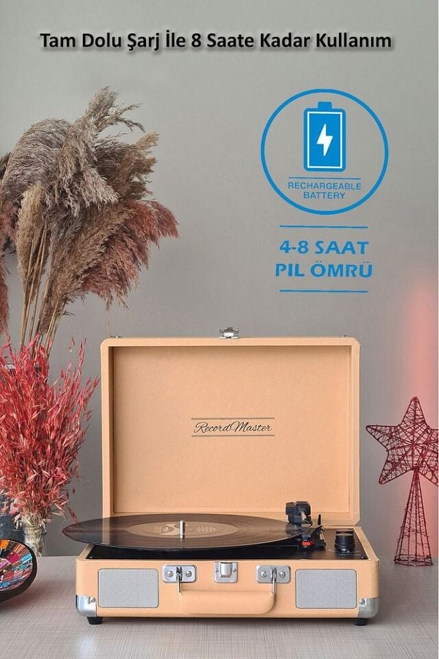 ST14012 Bluetooth ve Şarj Özellikli Pikap 33-45-78 Devir