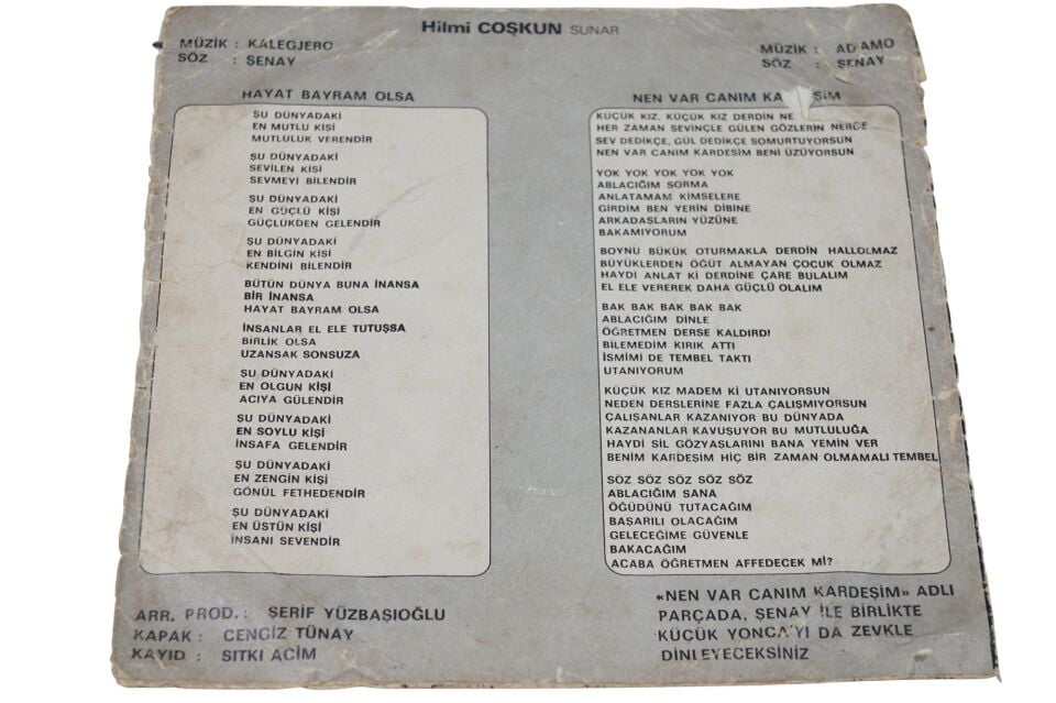 Fikret Kızılok Leylim Leylim / Gözlerinden Bellidir - Plak