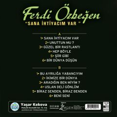 Ferdi Özbeğen Sana İhtiyacım Var - Plak