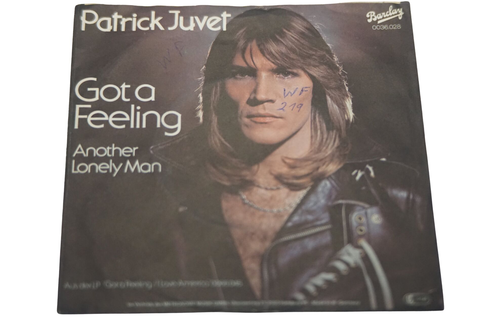 Patrick Juvet Got A Feeling - Plak