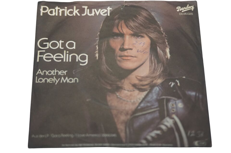 Patrick Juvet Got A Feeling - Plak
