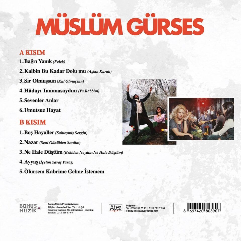 Müslüm Gürses Bağrı Yanık - Plak