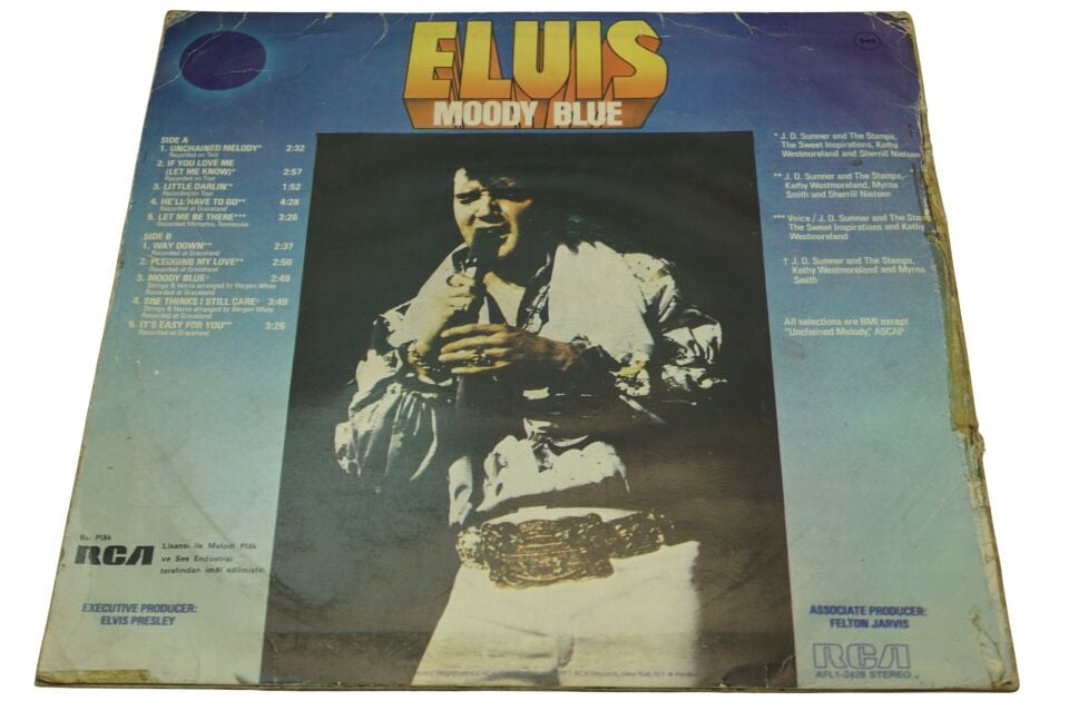 Elvis Presley Moody Blue - Plak