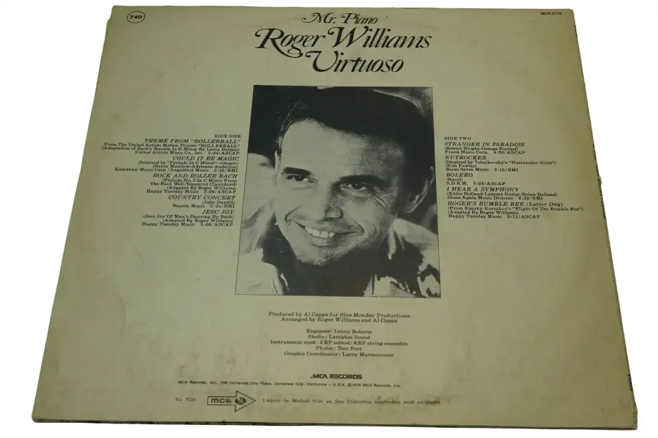 Roger Williams Virtuoso - Plak