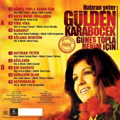 Gülden Karaböcek Hatıran Yeter / Güneş Topla Benim Için - Plak
