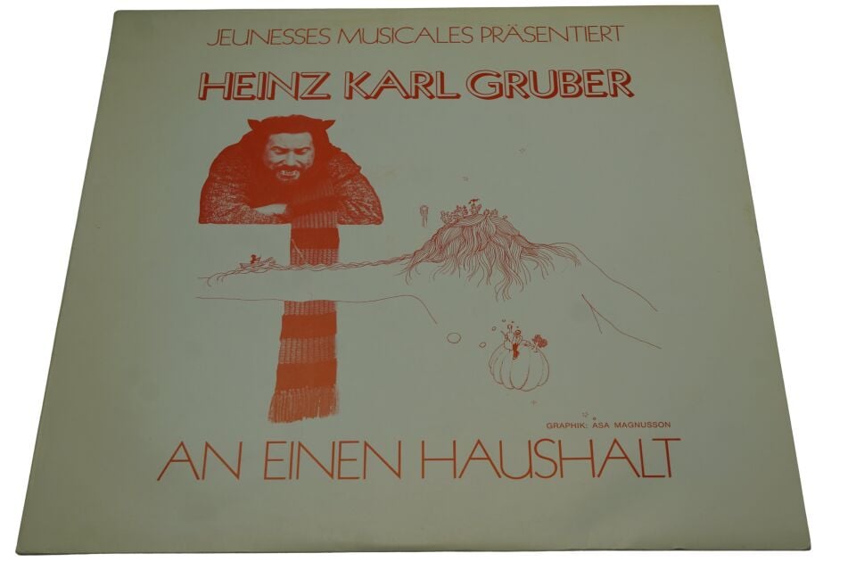 Heinz Karl Gruber MOB Art & Tone Art Ensemble An Einen Haushalt - Plak
