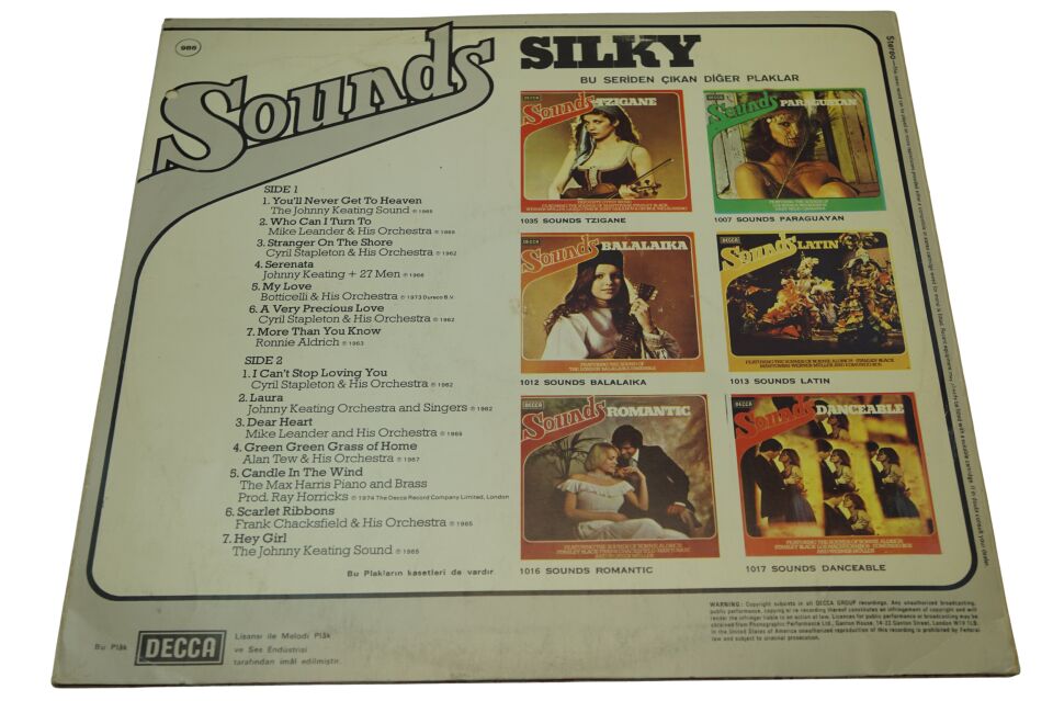 Karışık Sanatçılar Sounds Silky - Plak
