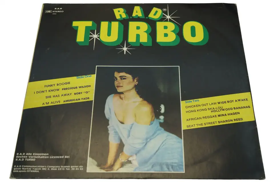 Karışık Sanatçılar R.A.D. Turbo Disco Summer - Sarı Renk Plak