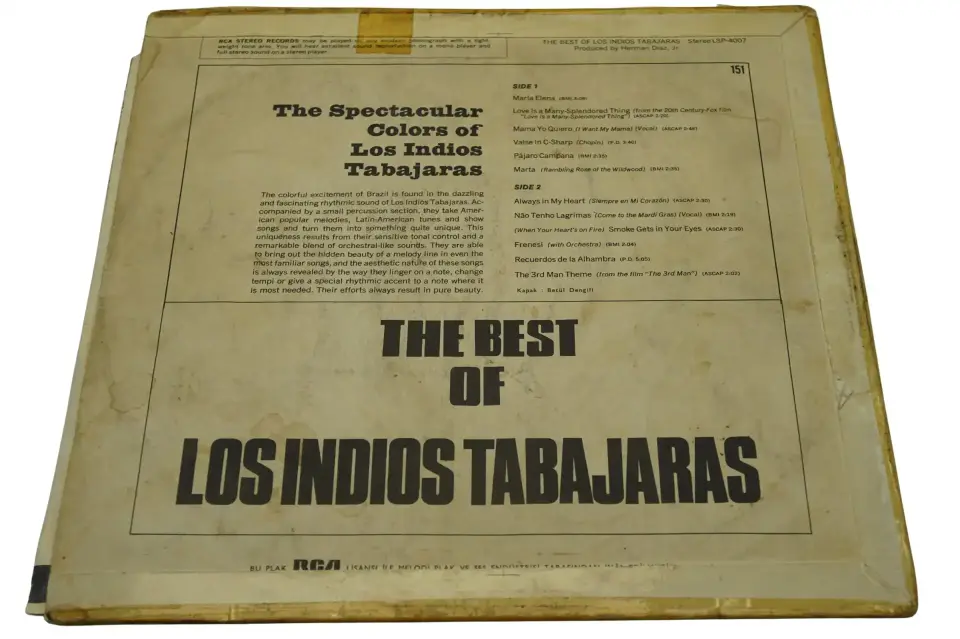 Los Indios Tabajaras The Best Of - Plak