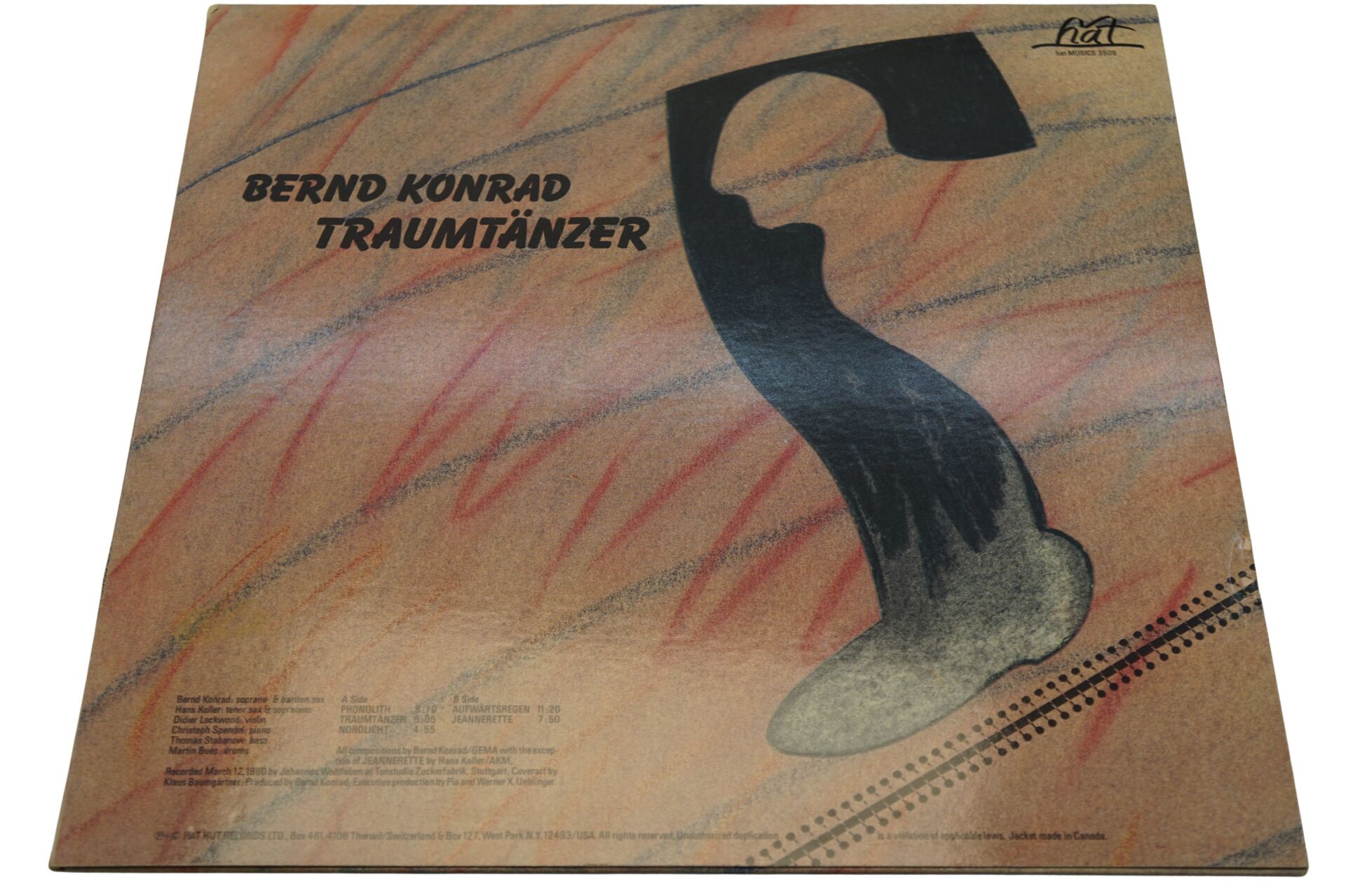 Bernd Konrad Traumtänzer - Plak