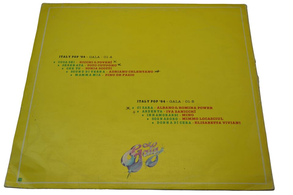 Karışık Sanatçılar  Italy Pop '84 - Plak
