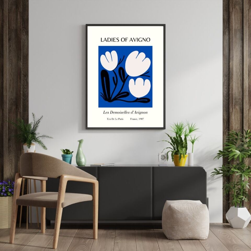 Picasso Duvar Tablosu Çerçeveli 3'lü Set