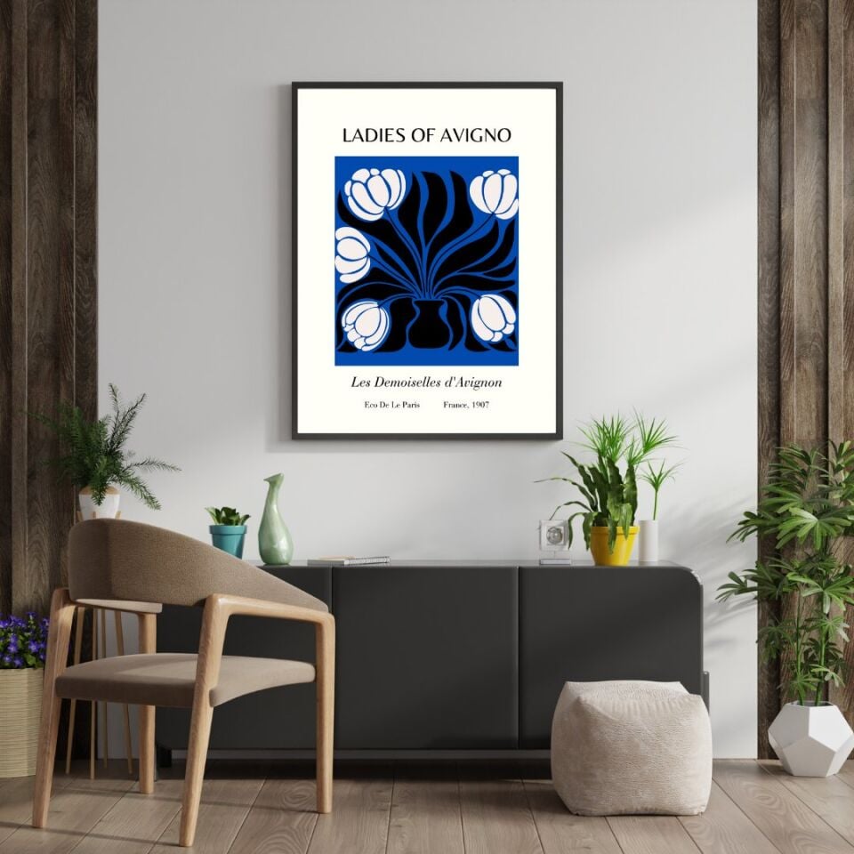 Picasso Duvar Tablosu Çerçeveli 3'lü Set