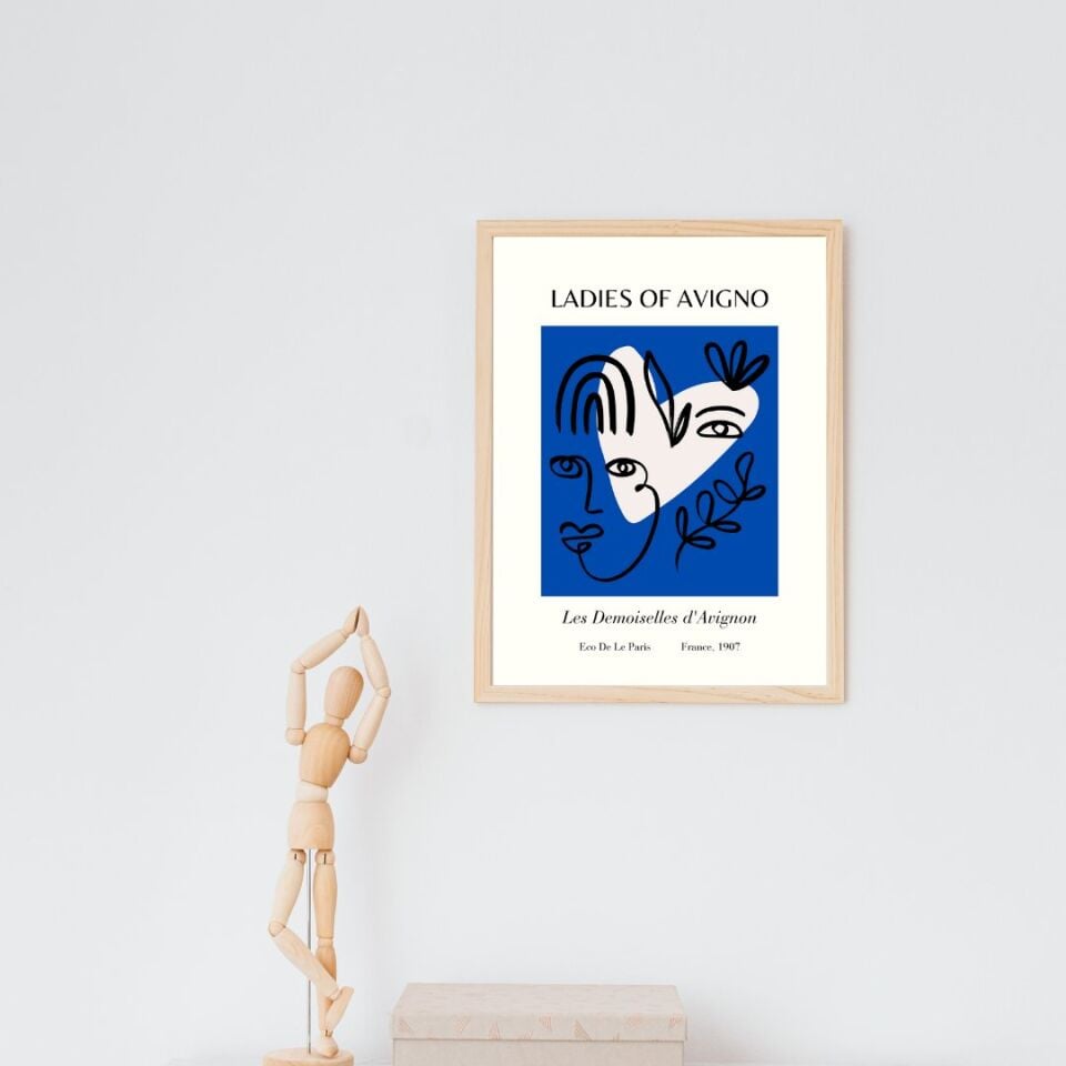 Picasso Duvar Tablosu Çerçeveli 3'lü Set