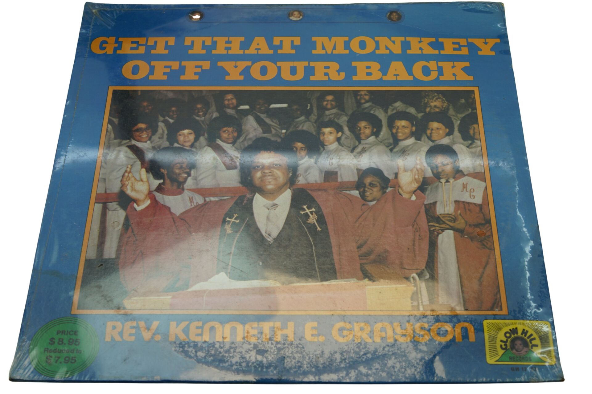 Rev. Kenneth E. Grayson Get That Monkey Off Your Back - Plak