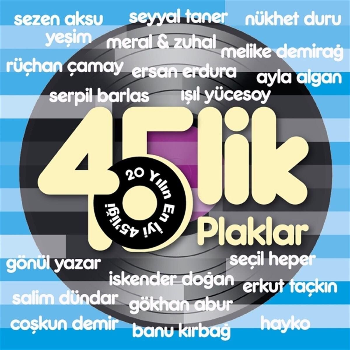 Karışık Sanatçılar 45 lik Plaklar - 2 Plak