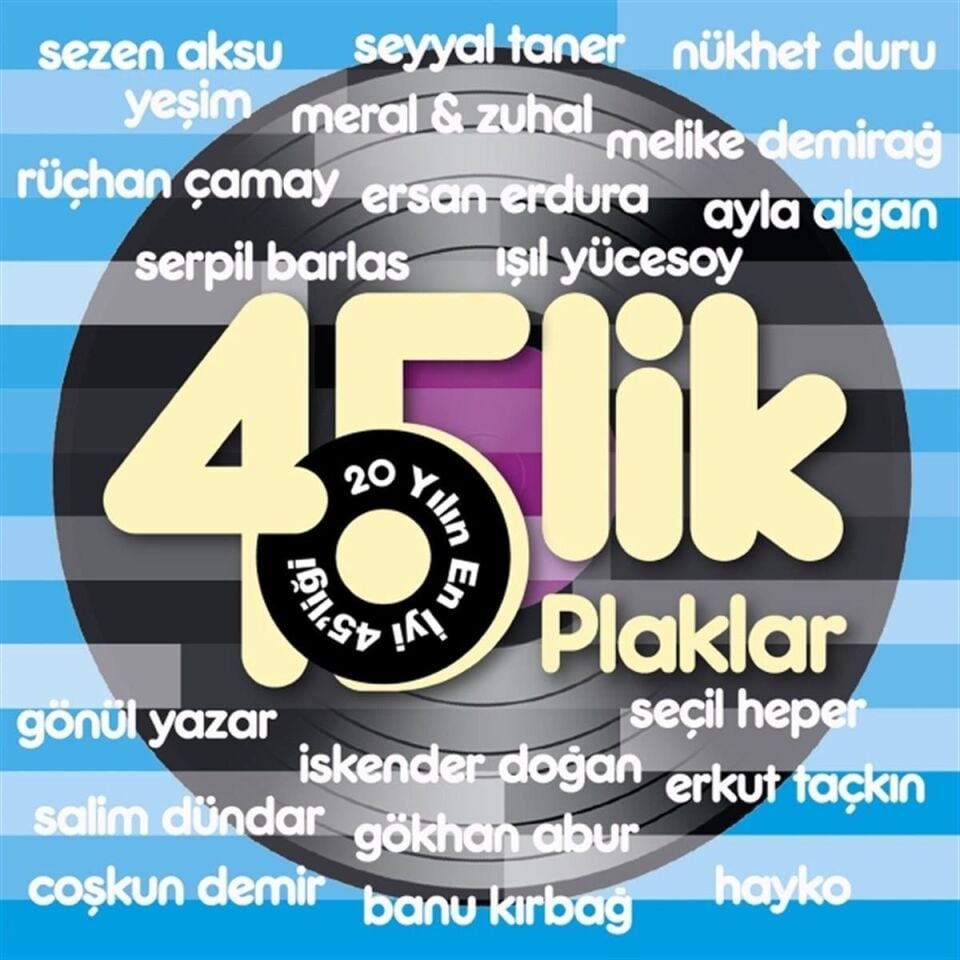 Karışık Sanatçılar 45 lik Plaklar - 2 Plak