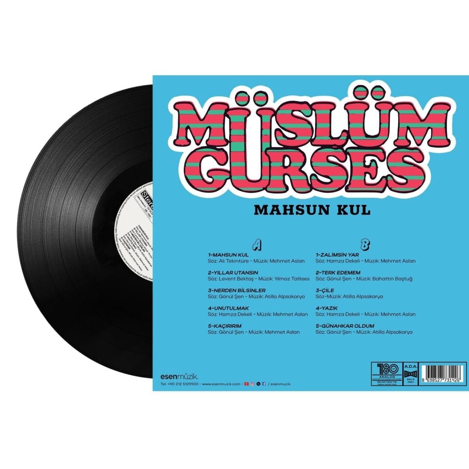 Müslüm Gürses Mahsun Kul - Plak