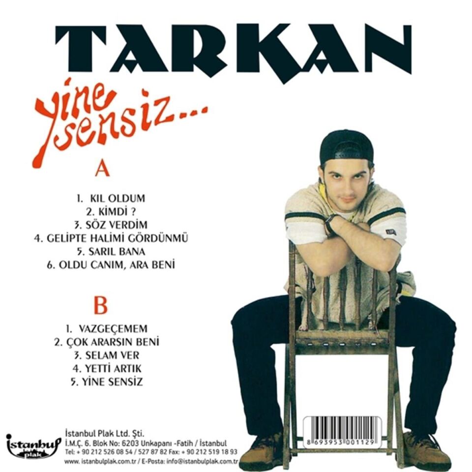 Tarkan Yine Sensiz - Plak
