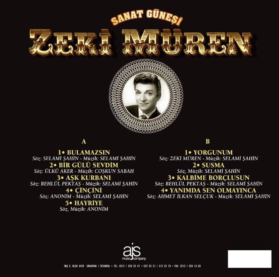 Zeki Müren Sanat Güneşi - Plak