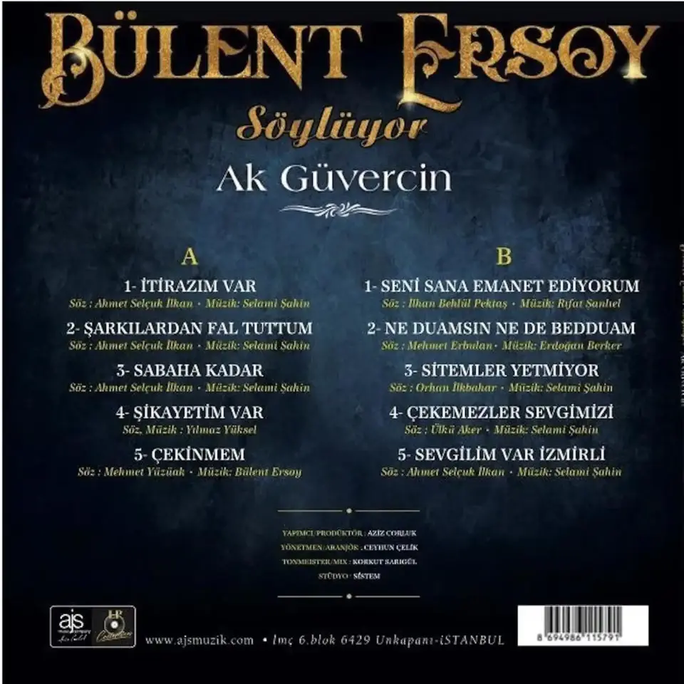 Bülent Ersoy Ak Güvercin - Plak