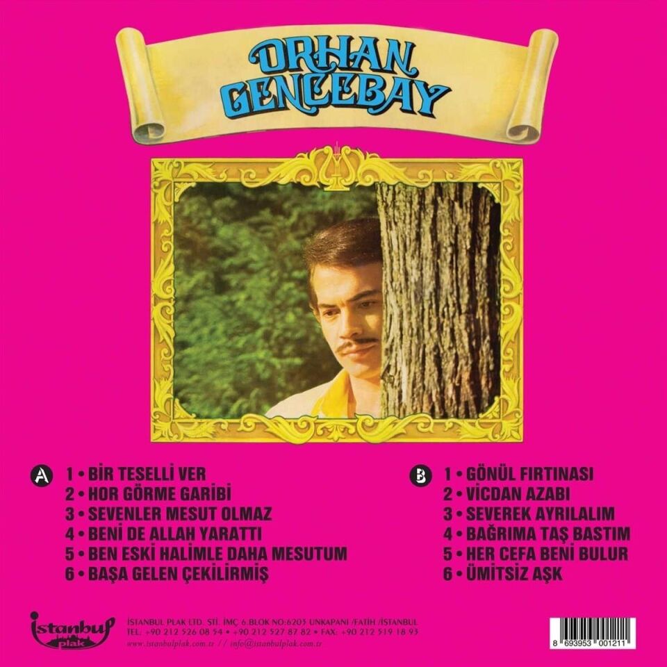 Orhan Gencebay Bir Teselli Ver - Plak